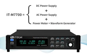 แหล่งจ่ายไฟ AC แบบตั้งโปรแกรมได้ ITECH 300V/6A/600VA เครื่องมือวัดอิเล็กทรอนิกส์สำหรับห้องปฏิบัติการ ความละเอียด 0.1 ปีการรับประกัน 1 ปี รุ่น IT-M7722L IT - Product Image 6