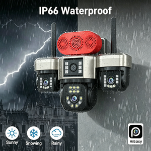 Caméra solaire 4G PTZ <span class=keywords><strong>HD</strong></span> à faible consommation avec 4 objectifs AOV, vidéo 24h/24, détection humanoïde par IA et contrôle via l'application HiEasy - Product Image 5
