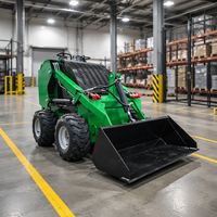 Senpower Mini Skid Steer Loader Mesin EPA Mesin Kama Wheel Loader Log Loader Backhoe Front Loader Garansi 1 Tahun