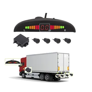 Ultrasonic Parking Sensor Truck Reverse Anti Collision Radar Sensor With Delicate Crescent Shaped Display Sensor