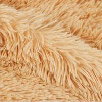 Tissu en peluche PV de couleur unie 100% polyester pour la fabrication de jouets pour vêtements doublure tricoté uni 10-15 jours date de livraison
