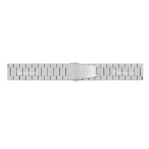 Vintage Luxury Fashion Durable Elastic Stainless Steel Watch Band <b>Strap</b> Butterfly Clasp 20cm Length Size 22mm for Watch - Product Image 2