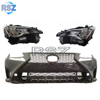 Kit de Carrocería RAYSEZE RC para Lexus 2015 2016 2018 RC350, Faro Delantero RC200T RC250, Rejilla Deportiva, Parachoques Delantero, Luz Diurna