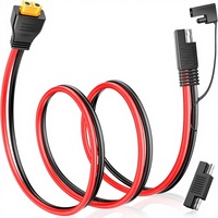 Câble d'extension YouLong 10AWG en cuivre PVC avec connecteur SAE XT60, adaptateur femelle, indice de protection IP67, pour générateur solaire 12V et alimentation portable