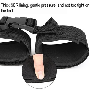 Adjustable Nylon <b>Ankle</b> <b>Support</b> Brace with Buckle Closure for Sprain Relief Unisex Leg <b>Support</b> All Seasons - Product Image 5