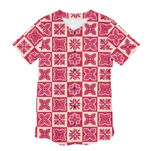 2025 फैशन कस्टम ने महिलाओं की बेसबॉल जर्सी हैवीयन कपड़े डिजाइन प्रिंट तैयार किया - Product Image 3