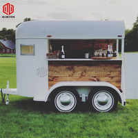 Chariot de vente ambulante pas cher pour hot-dogs, remorque alimentaire vintage, remorque de cheval, camion de restauration rapide, camion de tacos, camion de crème glacée, remorque de concession