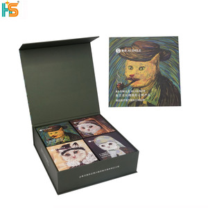 Di lusso scatola rigida in cartone verde scuro coperchio magnetico Custom <span class=keywords><strong>dentiere</strong></span> pieghevole imballaggio pieghevole <span class=keywords><strong>per</strong></span> il viso <span class=keywords><strong>crema</strong></span> Design in rilievo - Product Image 1