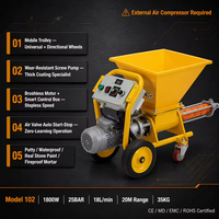 Mesin Semprot Multifungsi 220V Motor Brushless untuk Cat Batu Asli, Semen, Slurry, Mortar, dan Pelapis Anti Air