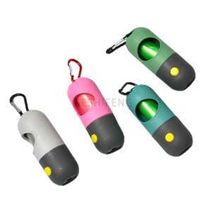 Dispensador portátil de bolsas de basura para excrementos de perro, accesorio para caminar al aire libre, con logotipo personalizado - Product Image 6