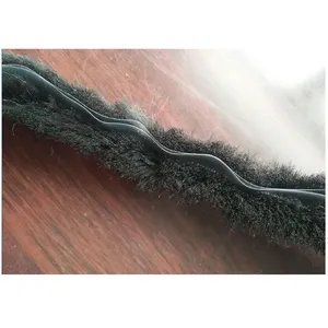 plastic mohair weather strip with fin for sliding window seal