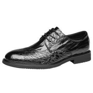 Chaussures habillées en cuir pour hommes - Style anglais - Haut de gamme et élégantes - Chaussures de mariage respirantes - Product Image 5