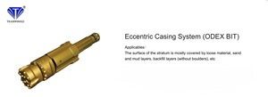 Système de forage ODEX à tarière excentrique en acier forgé pour puits, outil de forage pour puits avec coupelles et tarières en acier allié. - Product Image 2