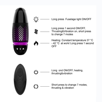 Kabellose Fernbedienung Elektrischer Sexspielzeug-Vibrator Dildo Beheizter Silikon Automatischer Teleskop-Dildo-Maschinengewehr für Frauen