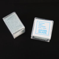 OEM Laboratory Consumables Medical Histology Different Sizes Transparent Clear Microscope Slip Slides Cover Glass for Microscopy