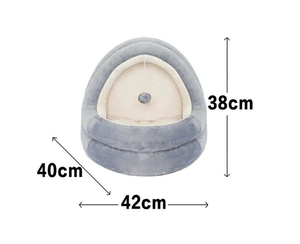 Custom Pet <b>Bed</b> Luxury House Durable Washable Tent Nest For Indoor Cats And Dogs Cave <b>Bed</b> Wholesales Plush Half-Wrapped Pet <b>Bed</b> - Product Image 6