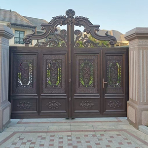 Khí công vườn cổng tự động hệ thống cổng cho biệt thự/countryard đúc nhôm cổng nhôm hiện đại Châu Âu bền - Product Image 4