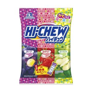 Makanan ringan Jepang <span class=keywords><strong>Hi</strong></span> mengunyah jus buah Sandwich permen Gummy anggur stroberi rasa buah susu permen - Product Image 6