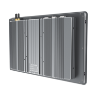 Panel sentuh Aluminium 15.6 inci layar sentuh PC industri IPC dengan 2xCOM 6USB 2Lan RJ45 untuk terminal tanam workstation