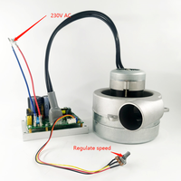 Ventilateur centrifuge de chauffage et de refroidissement 230V 1600W, ventilateur électrique sans balais à courant continu
