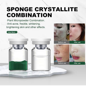 T Private Logo 7 Couleurs Naturel Spongilla Spicules Vert Algues Peeling Kit pour la Réparation de la Peau Fade Acné Cicatrices Élimination des Taches Sombres - Product Image 5