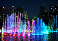 Fuente de Agua Decorativa para Jardín con Luces, Música y Espectáculo de Agua Danzante, con Garantía Comercial
