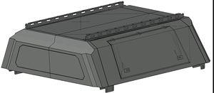 Nuevo tipo de toldo de camión de material de acero o aluminio para Ram1500/2500 U otros coches de recogida con placa lateral - Product Image 5