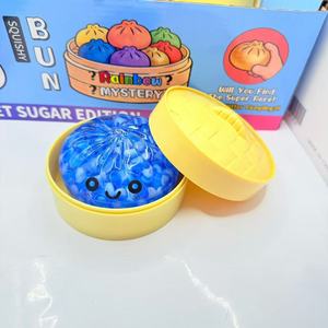 Glitter Dumpling Squeeze Toys Colorful Squishy Anxiety Relief Fidget Soft Squeeze Decompression Slow <b>Rebound</b> Dough Toy Wholesale - Product Image 3
