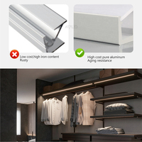 Bande d'éclairage LED 1m 2m lumière linéaire LED aluminium traitement de coupe personnalisé pour le profil de lumière LED de diffuseur de canal en aluminium