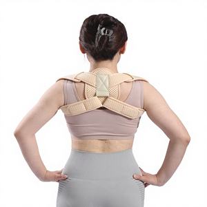 Correcteur de posture respirant réglable certifié CE pour homme et femme avec sangle de soutien dorsal pour soulager les douleurs du haut du dos - Product Image 4