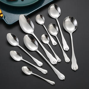 Großhandel portugiesisches Geschirr Edelstahl Küche Western Silber Gabel und Löffel Steak Messer Besteck Set Geschirr Sets - Product Image 4