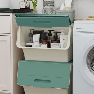 <span class=keywords><strong>Scatola</strong></span> di Stoccaggio Moderna ed Ecologica in Plastica PP con Capacità Superiore a 35L per Scarpe e Vestiti, Organizzazione Multifunzionale per la Casa - Product Image 3