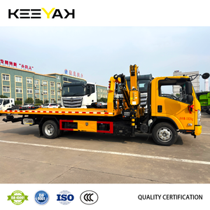 Oferta Especial: Grúa de Plataforma DONGFENG, Camión de Remolque Móvil con Grúa Articulada, Capacidad de Elevación de 5 Toneladas - Product Image 4