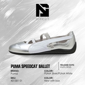 Zapatillas Casuales de Mujer Puma Speedcat Ballet Wmns 'Metallic - Silver' Dropshipping, Diseño de Moda - Product Image 6