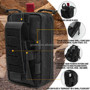 Pochette médicale tactique personnalisée IFAK, porte-tourniquet MOLLE, trousse de premiers soins d'urgence en plein air, pochette imperméable, sac à outils utilitaire EDC - Product Image 5