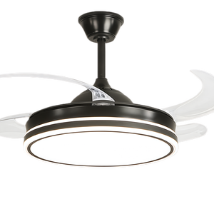 Modern LED Ceiling <b>Fan</b> Light Retractable Remote Control <b>Fan</b> Lamp <b>for</b> Home and Restaurant Mute 6 Speeds <b>Fan</b> Chandelier - Product Image 1