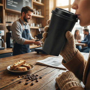 Custom Square Paper <b>Cup</b> for Hot Drinks <b>Disposable</b> Coffee Take Away <b>Cup</b> Taza De Papel Gobelet En Papier Becher - Product Image 5