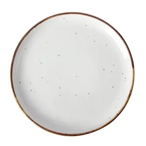 2019新设计轻松干净的盘子陶器，盘子和盘子套装