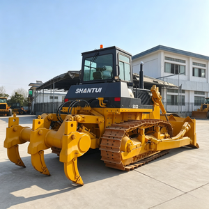 รถดันดินตีนตะขาบ Shantui SD22 สีเหลือง อุปกรณ์ก่อสร้างงานหนัก ใบมีดดันดิน ความยาว 4.6 เมตร กำลังดัน 175 กิโลวัตต์ - Product Image 5