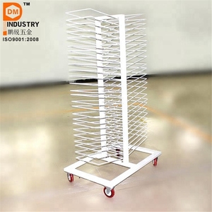 عربة مع طبقة تجفيف رف الصفائح المعدنية تصنيع المنتج - Product Image 2
