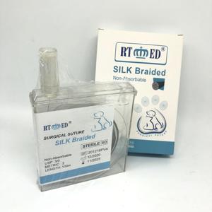 خياطة كاسيت حرير بيطرية غير قابلة للامتصاص لجراحة الحيوانات - Product Image 4