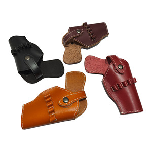 カスタムフルグレイン本革ホルスター銃ホルダー（64/77/<span class=keywords><strong>92</strong></span>用）ウエストバンドキャリーアクセサリー（狩猟用） - Product Image 3