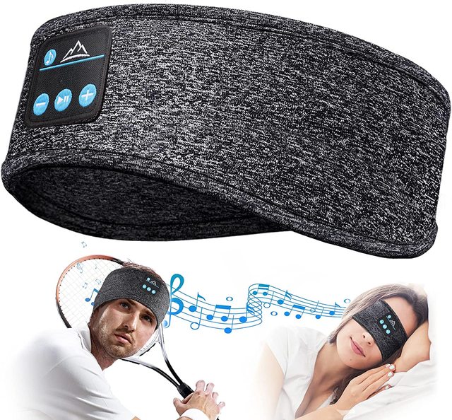 Wireless Bluetooth Earphone Sleeping Band Headphone Music Headphones Soft Elastic Comfortable Headband Music Headset