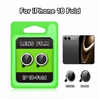 Protecteur d'écran pour objectif d'appareil photo HD C0074 pour iPhone 18 Pro Max, protecteur d'objectif transparent anti-rayures pour iPhone 18 Fold