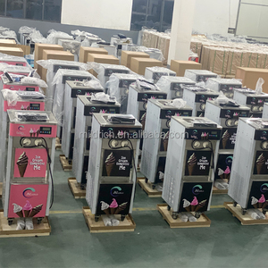 ミルトリッチ業務用フロアスタンド型3種フレーバー エアポンプ付きステンレス製ソフトクリームマシン 販売/製造 - Product Image 4