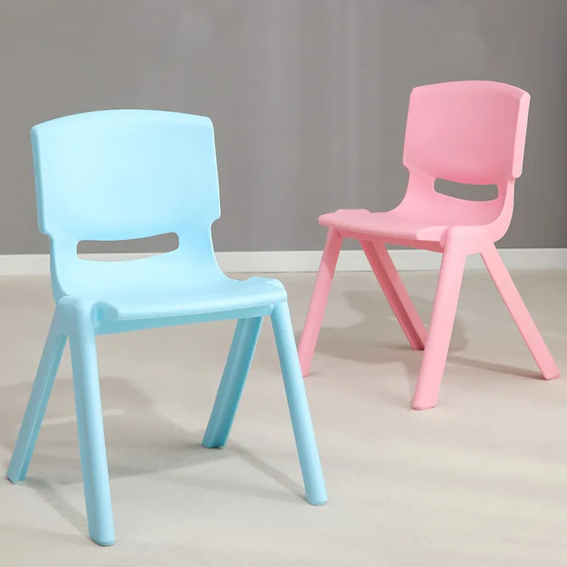 Chaises d'école empilables en plastique pour enfants, chaise d'étude pour enfants, vente en gros