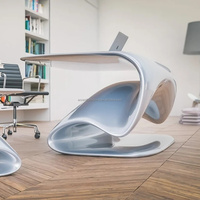 Bureau de direction en PRV sur mesure, haute technologie, best-seller, comptoir d'accueil moderne et luxueux pour entreprise, comptoir d'information hospitalier