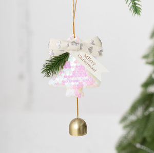 Porte-clés lumineux mignon en peluche cloche d'arbre de noël carillon de nouvel an décoration de noël sonnette ornement de noël Carol vent - Product Image 5