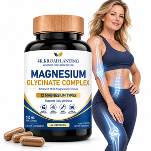 Complejo de Glicinato de Magnesio Sin OMG para la Recuperación Muscular y Alivio de Calambres en las Piernas, Suplemento Dietético - Product Image 1
