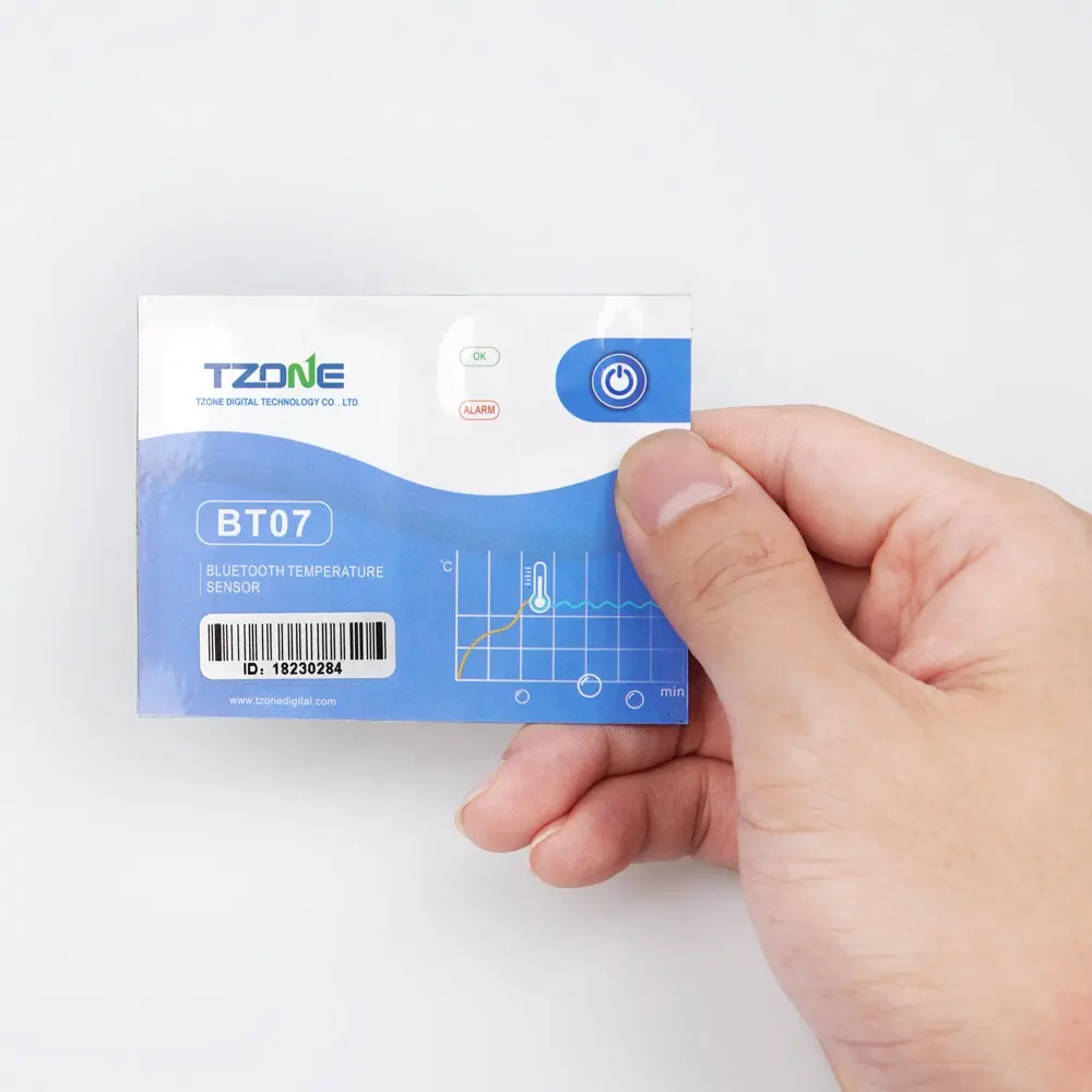 TZONE Neuzugang BT07 ultradünner Bluetooth-Smart-Data-Logger-Temperaturüberwachungssystem